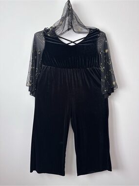 BloomChic velvet celestial witch jumpsuit